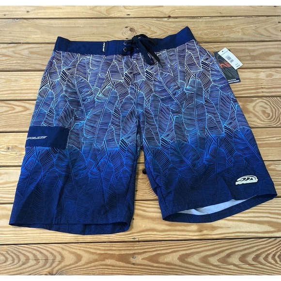 NWT $40 Pipeline Swim Trunks Size XL Men’s Blue - Picture 1 of 10